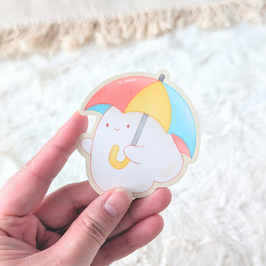 Umbrella Ghost Waterproof Stickers
