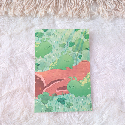 Lucky Caterpillars Postcard