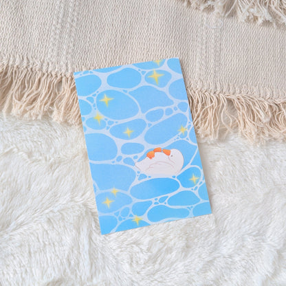 Floating Goose Postcard