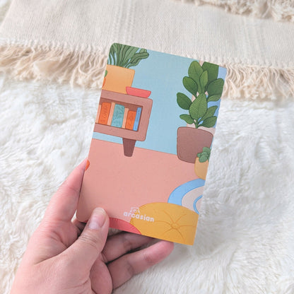 Cozy Room Tread-Bound Pocket Notebook (Lined)
