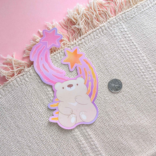 JUMBO Wish Bear Waterproof Stickers