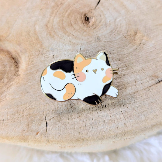 Boba the Calico Enamel Pin