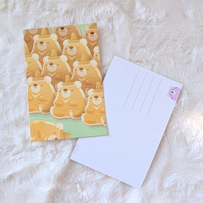 Honey Bears Postcard