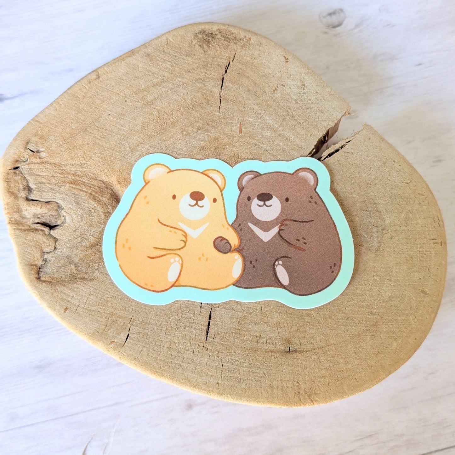 Bear Picnic Waterproof Stickers