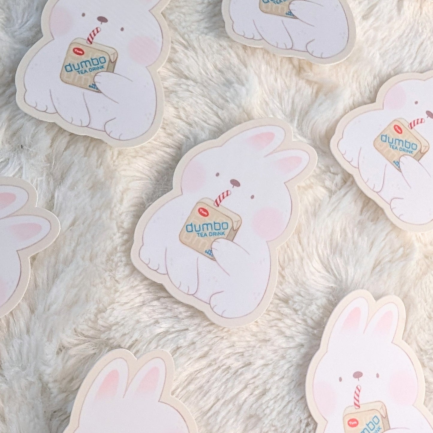 Dumbo Bunny Waterproof Stickers