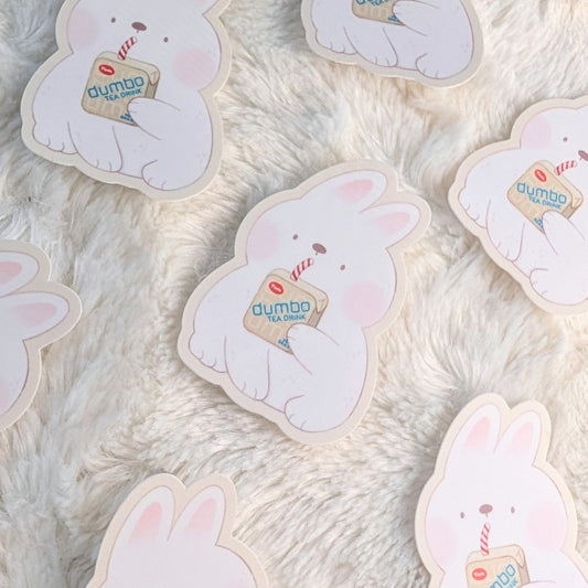 Dumbo Bunny Waterproof Stickers
