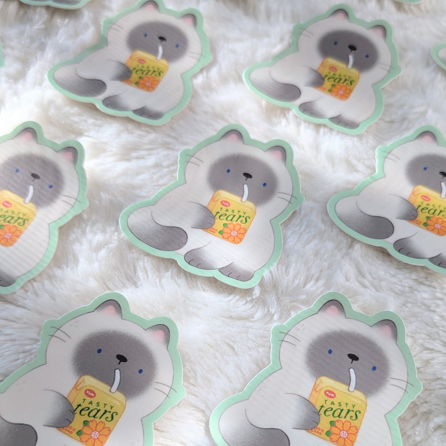 Tasty Tears Waterproof Stickers