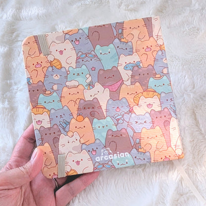 Cat Pile Square Sketchbook