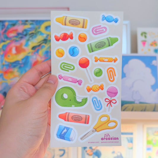 Little Things Waterproof Sticker Sheet