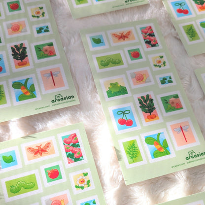 Buggy Friends Waterproof Sticker Sheet