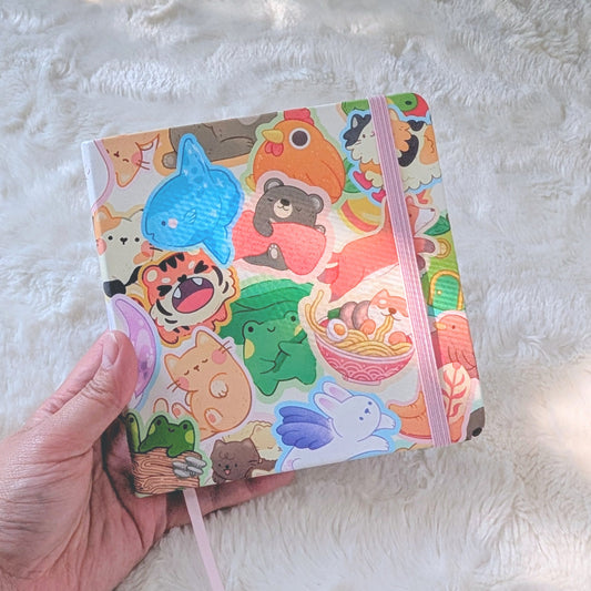 Character Collage Square Sketchbook