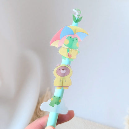 Rainy Days Clear Waterproof Sticker Sheet