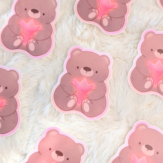 Little Wish Bear Waterproof Stickers