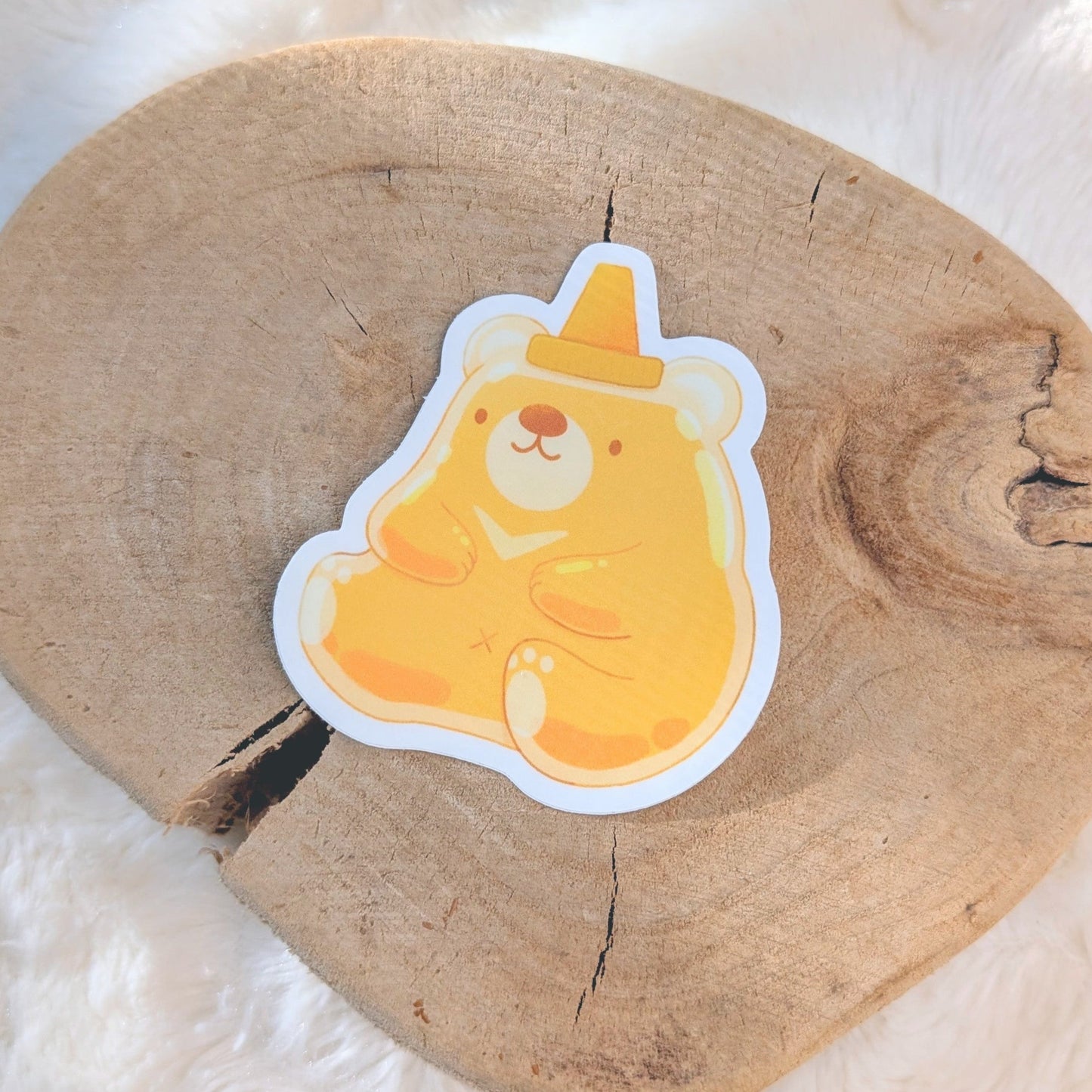 Honey Bear Waterproof Stickers