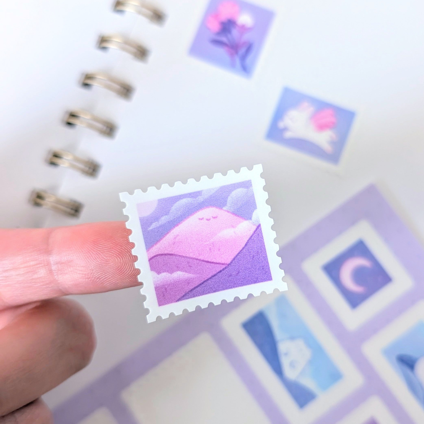 Dream Destination Stamps Waterproof Sticker Sheet