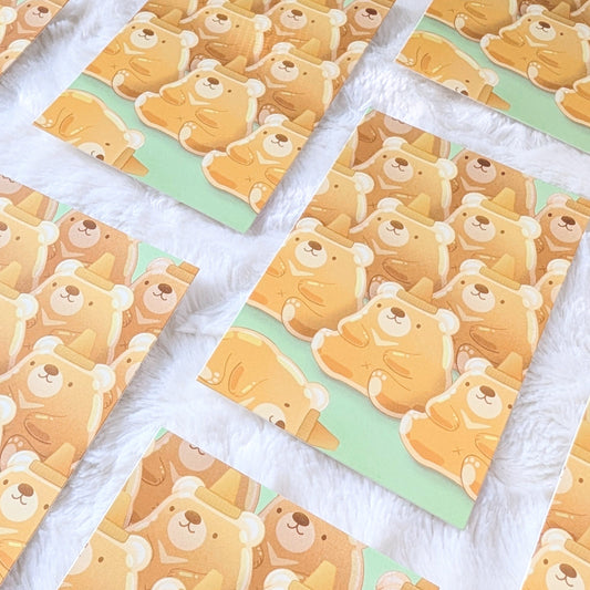 Honey Bears Postcard