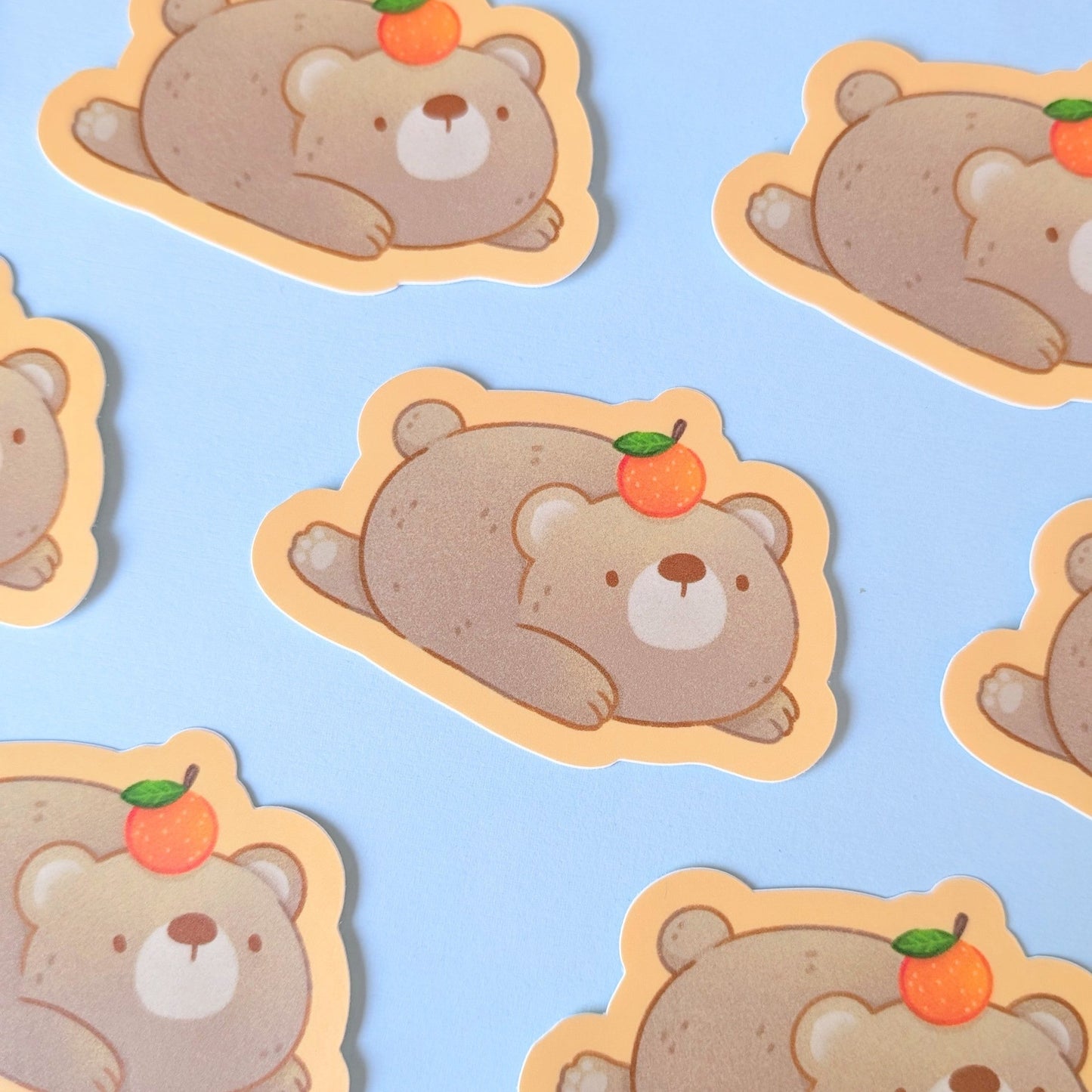 Bear Picnic Waterproof Stickers