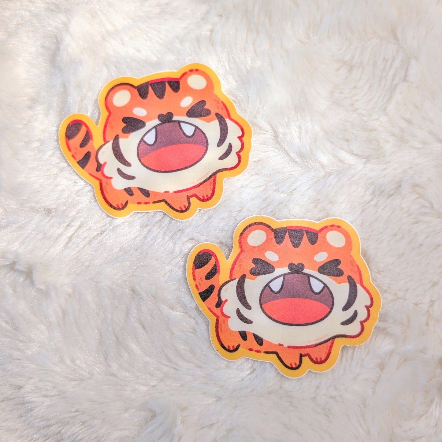Angy Tiger Waterproof Stickers