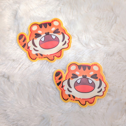 Angy Tiger Waterproof Stickers