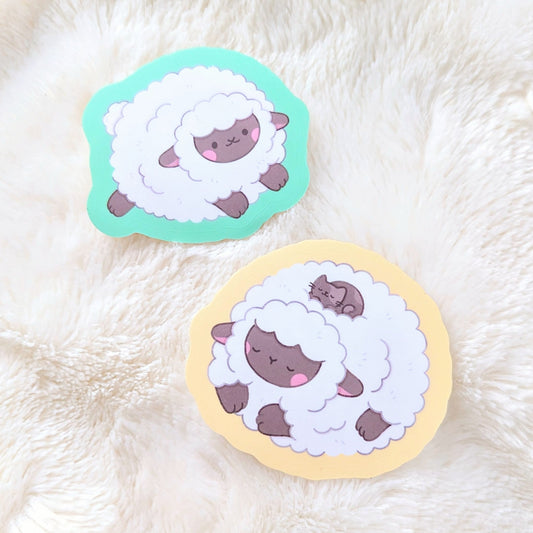 Sweet Sheep Waterproof Stickers