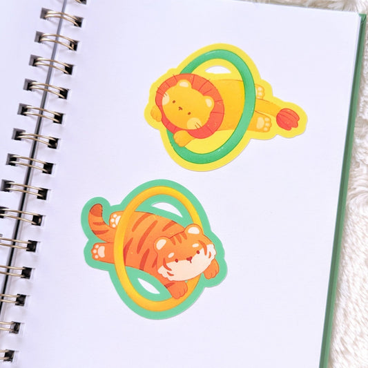 Critter Circus Waterproof Stickers