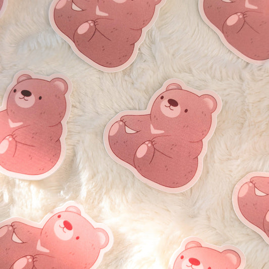 Touchin' Toes Bear Waterproof Stickers