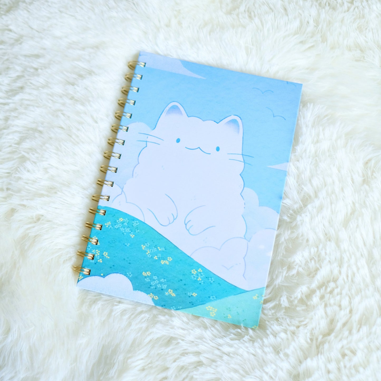 Cloudy Cat Hardcover Sticker Book