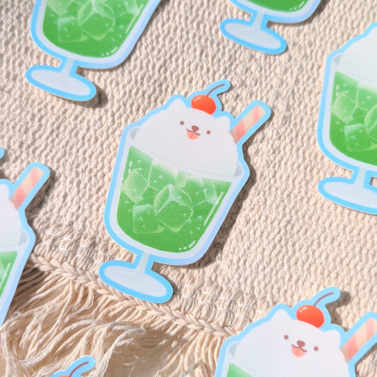 Bepo Melon Soda Waterproof Stickers