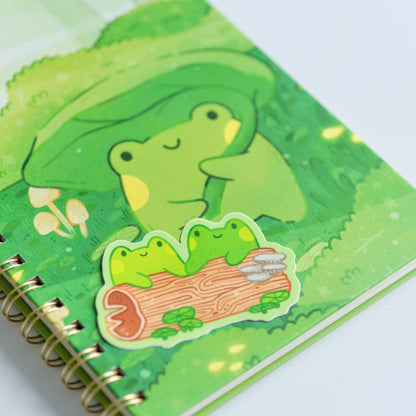 Frog of the Forest Hardcover Sticker Book