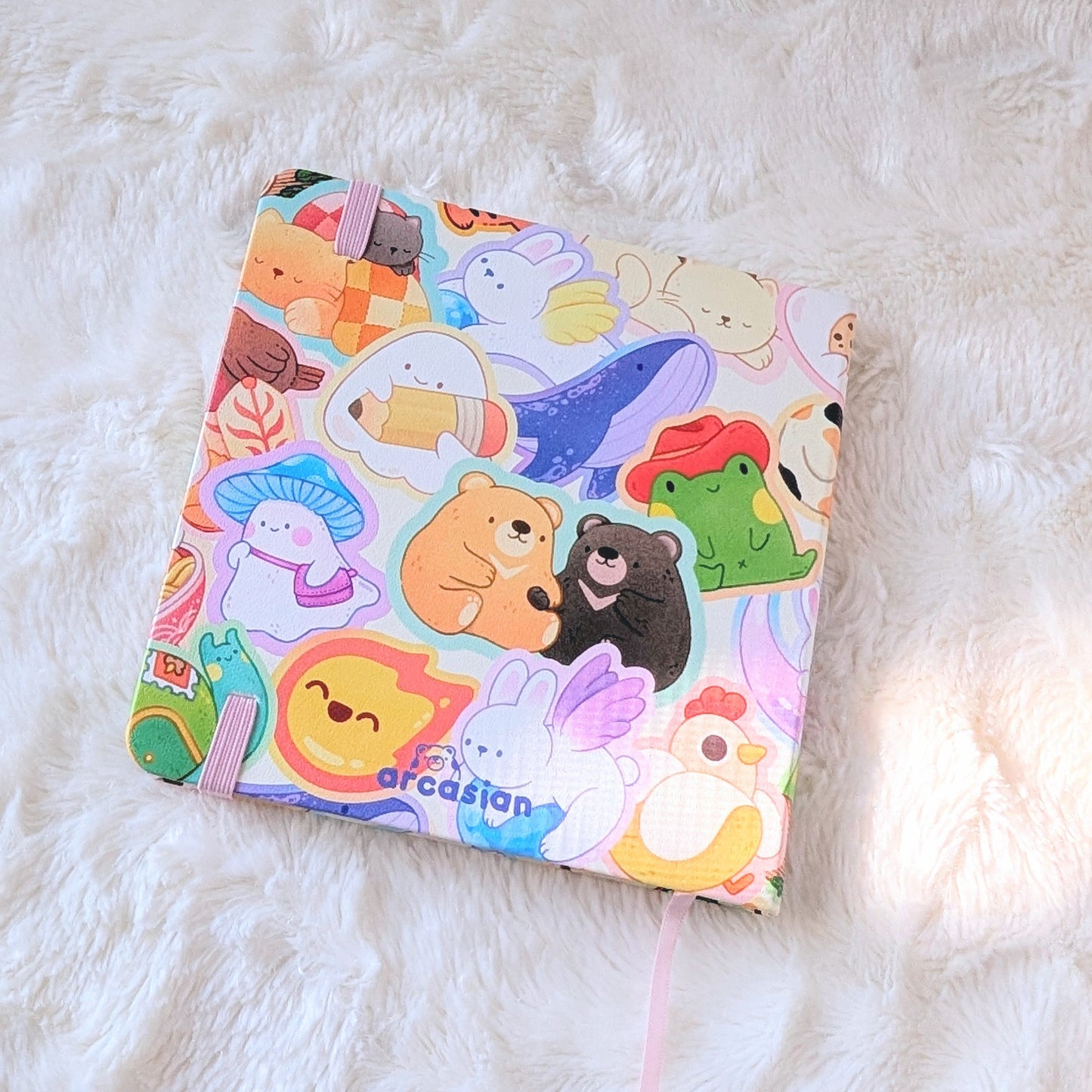 Character Collage Square Sketchbook