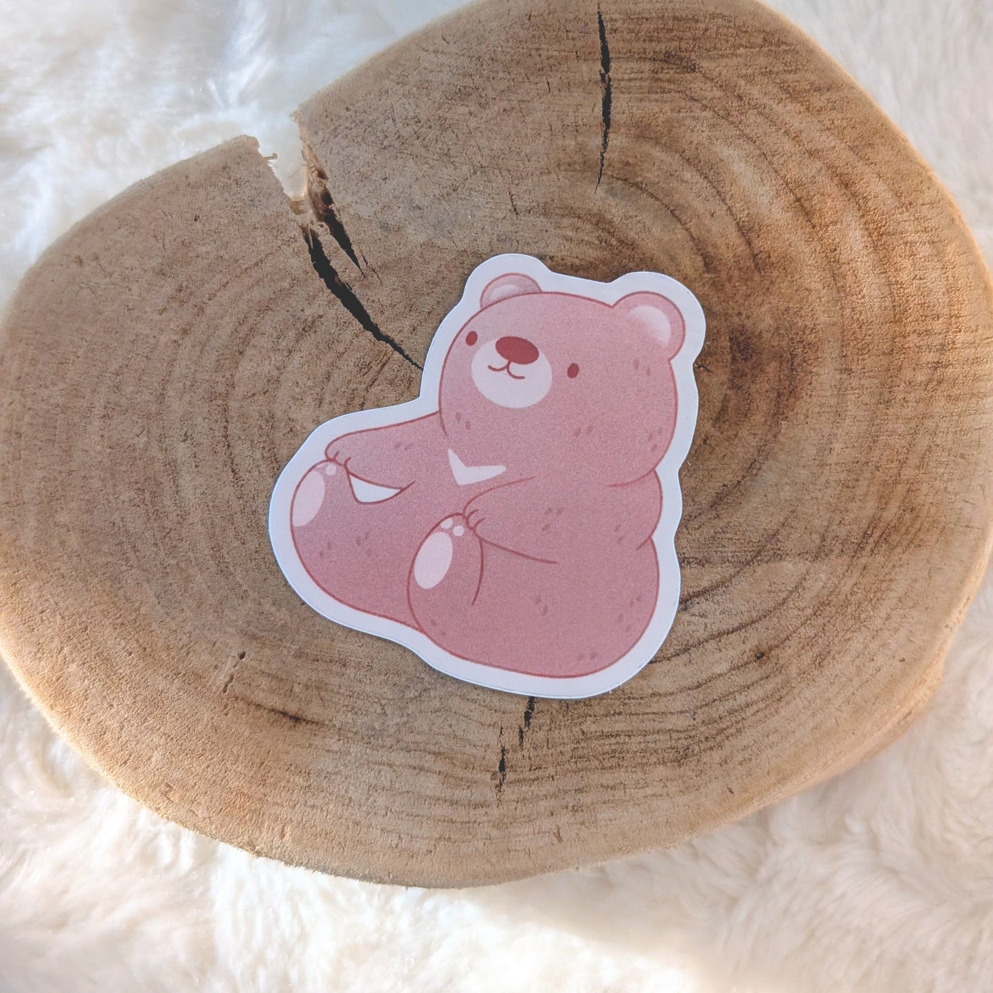 Touchin' Toes Bear Waterproof Stickers