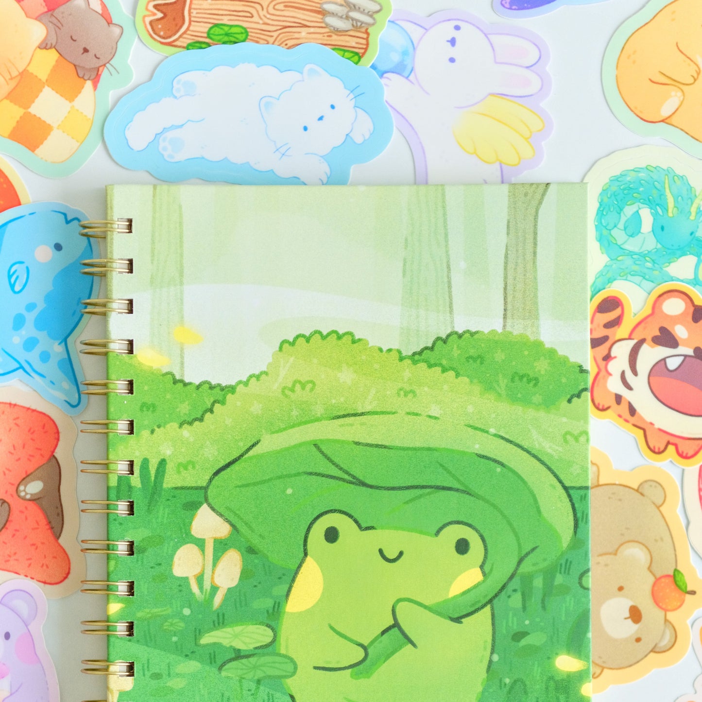 Frog of the Forest Hardcover Sticker Book