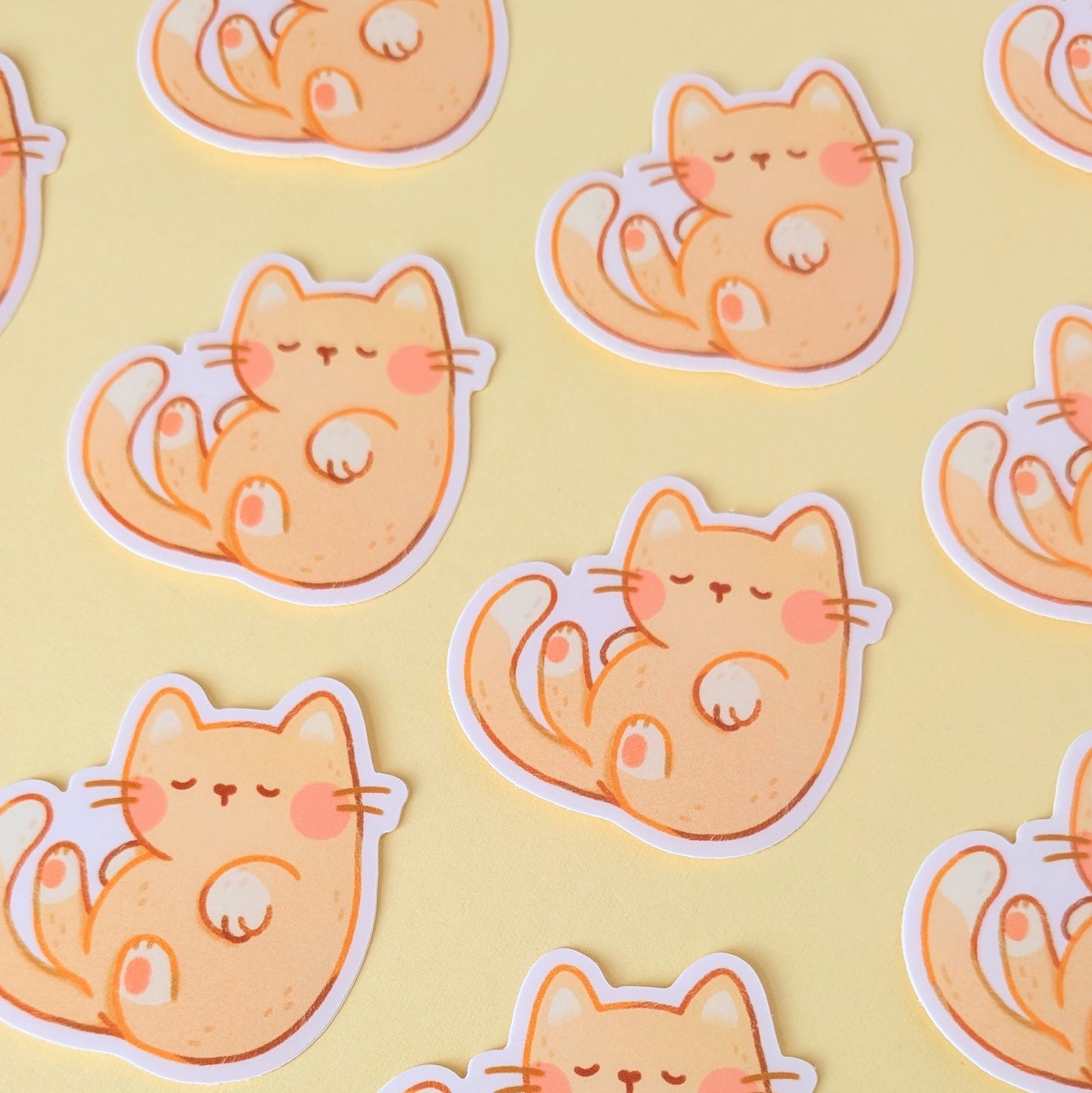 Backyard Cats Waterproof Stickers