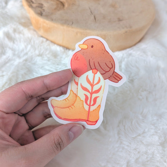 Big Boots Birb Waterproof Stickers