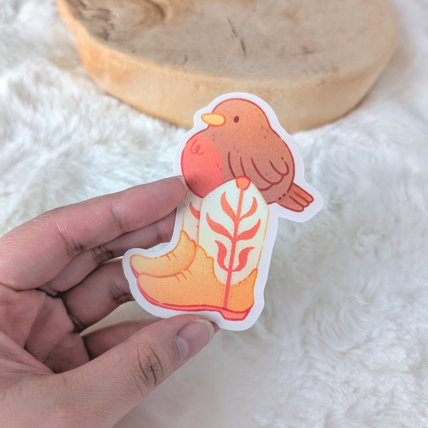 Big Boots Birb Waterproof Stickers