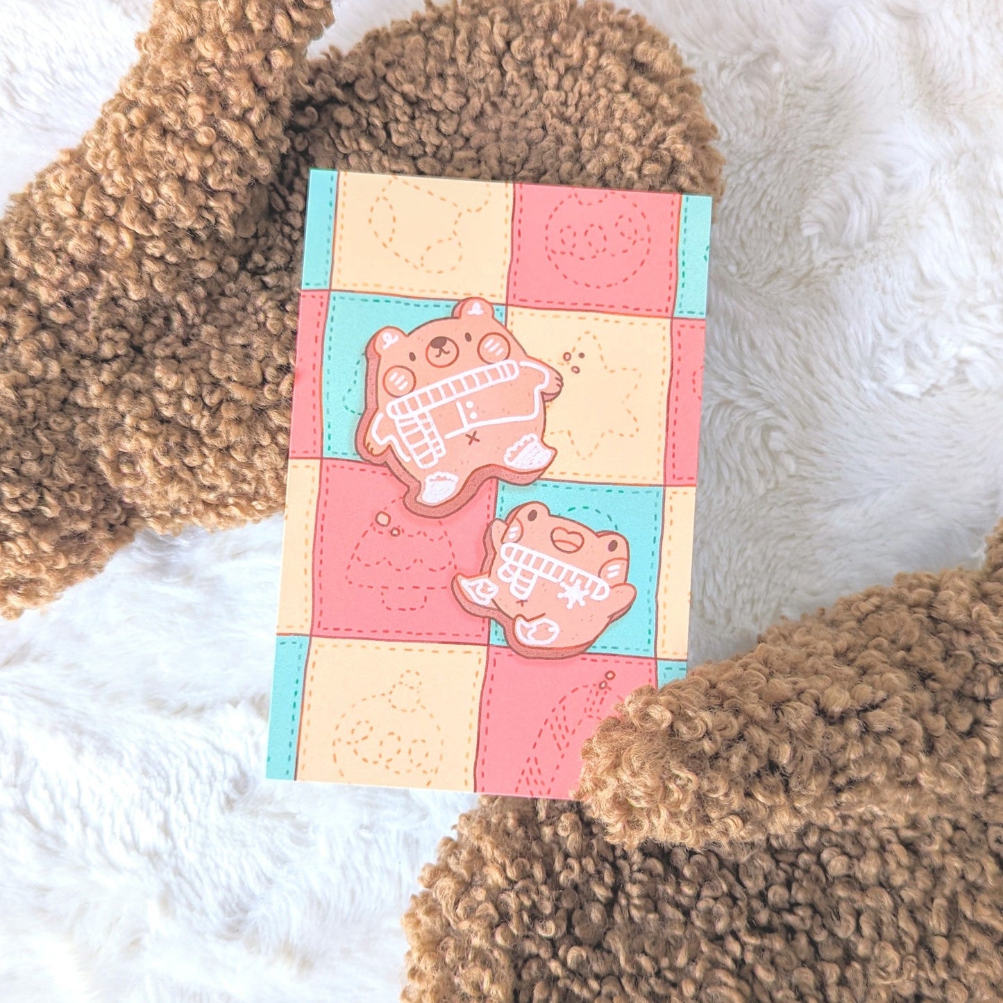 Cute Cookie Friends Postcard