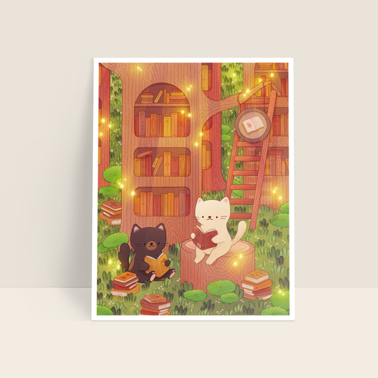 Secret Library 6x8 Art Print