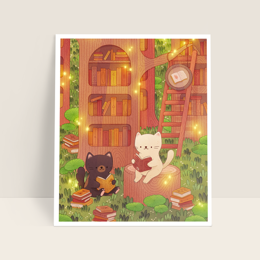 Secret Library 8x10 Art Print