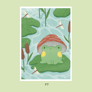 A4 Froggy Art Prints