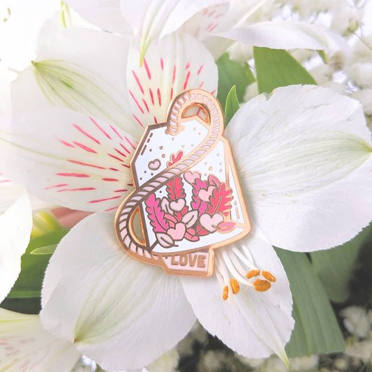 Love Brew—Love Potion Tea Enamel Pin