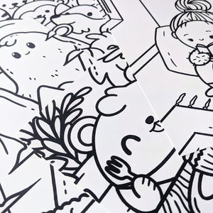 Giant Amongst Giants Colouring Page