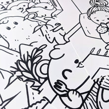 Load image into Gallery viewer, Dessert Bear Colouring Page
