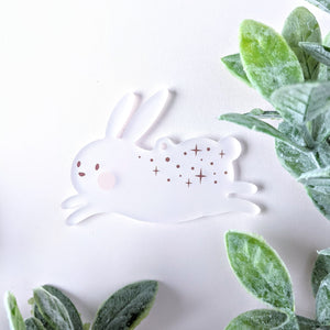 Frosted Fox and Rabbit Ornament/Charms