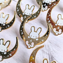 Load image into Gallery viewer, Moon Rabbit—In Loving Memory—Charity Enamel Pin
