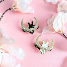 Load image into Gallery viewer, Moon Rabbit—In Loving Memory—Charity Enamel Pin
