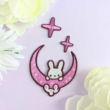 Load image into Gallery viewer, Moon Rabbit Iron-on Patch Set
