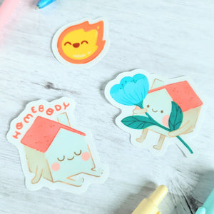 Tiny Home Friends Waterproof Stickers