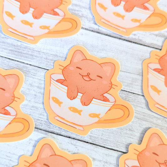 Kit-tea Waterproof Stickers