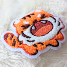 Load image into Gallery viewer, Angy Tiger Chenille Iron-on Patch
