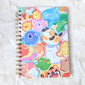 Character Collage Hardcover Sticker Book
